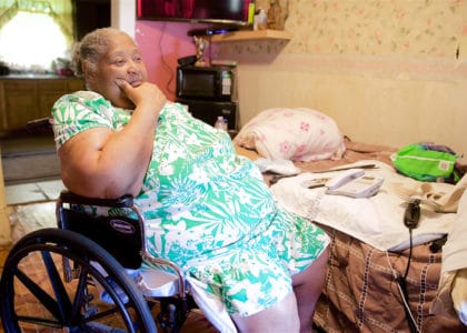 CICOA client with mobility issues