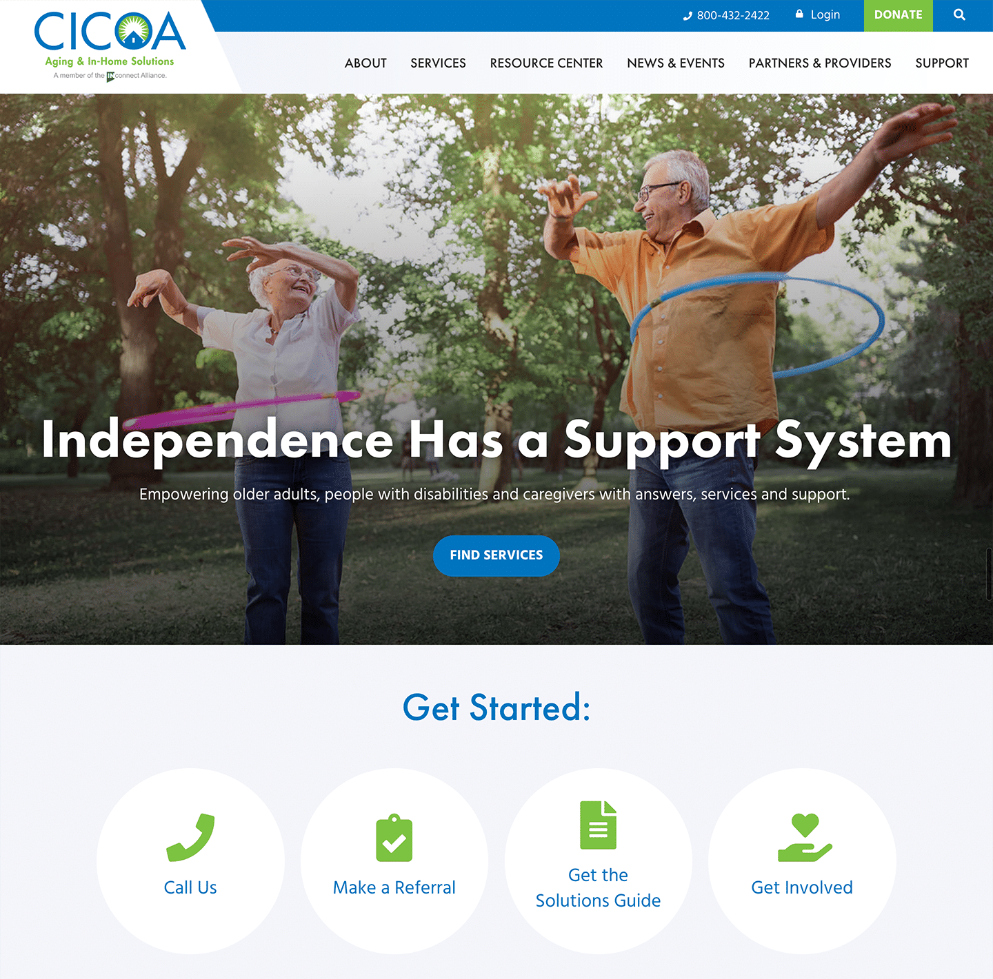 New CICOA website