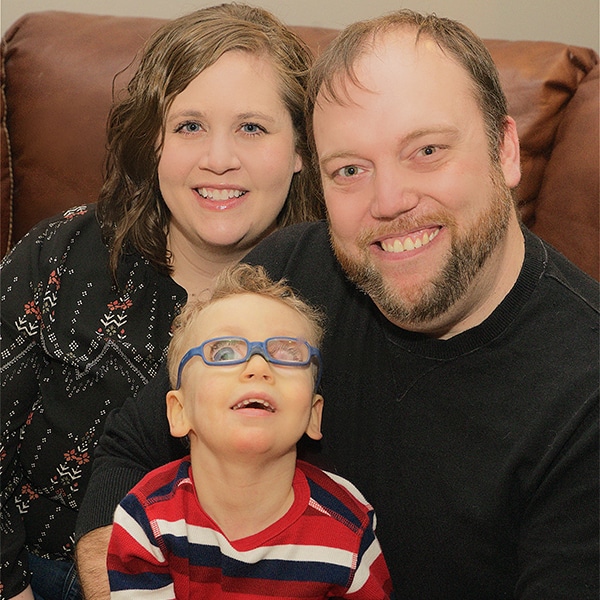 Brehm Family Caring for Special Needs Child in Shelbyville Indiana