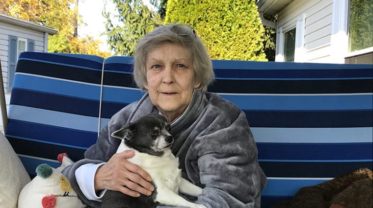 Nancy receives home delivered meals