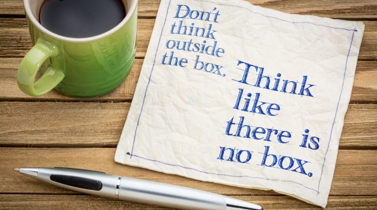 Think like there is no box