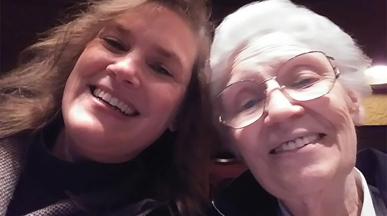 Laurinda Swank and her mother Theresa