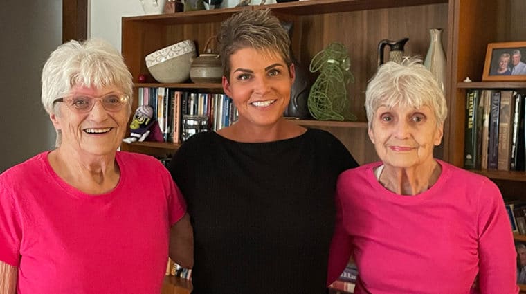 Shirley Courtney and Verlie