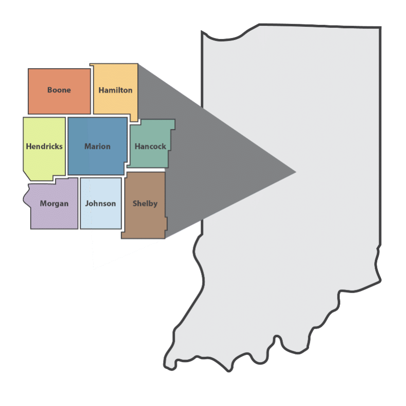 Central Indiana Counties