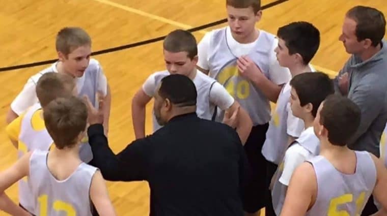 Tauhric Brown Volunteering as Youth Basketball Coach