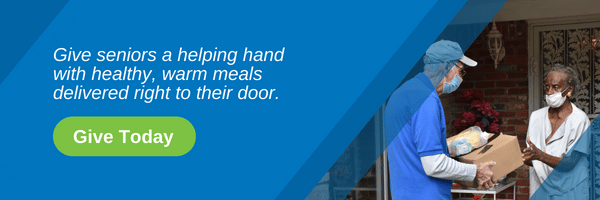 Give seniors a helping hand with healthy, warm meals delivered right to their door.