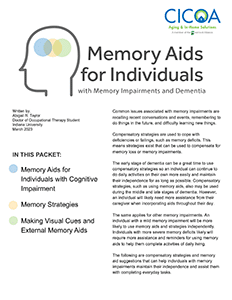 Memory Aids for Individuals with Memory Impairments or Dementia