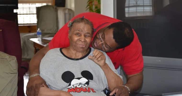 Richard and Mom, Careforth clients