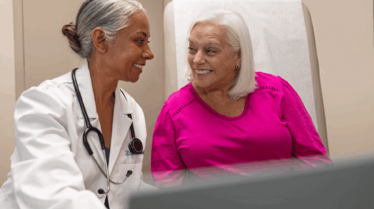 Centerwell Senior Primary Care patient and doctor