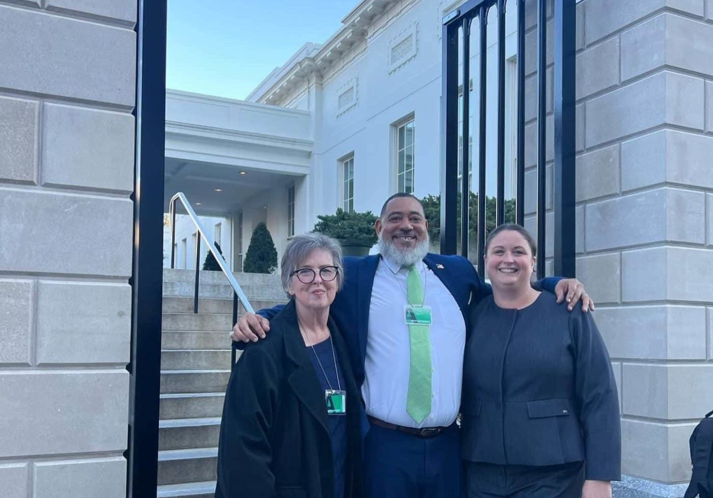 CICOA President & CEO Tauhric Brown at the White House