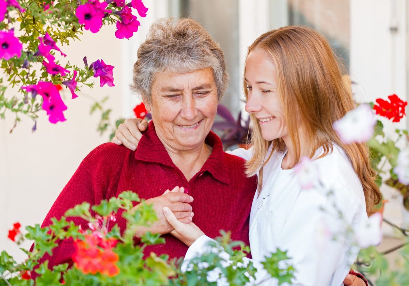 Caregiver Redirecting Someone with Dementia